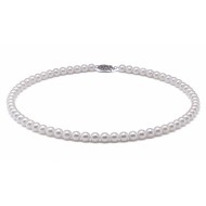 Akoya Pearl Necklace 7.0-7.5mm White AA+ Quality
