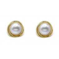 Freshwater Pearl Earrings Stud 9.0-11.0mm Innocent
