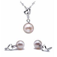 Freshwater Pearl Set 8.0-11.0mm White AAA Quality