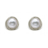 Freshwater Pearl Earrings Stud 9.0-11.0mmInnocent