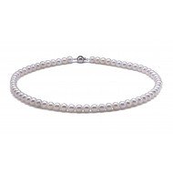 Freshwater Pearl Necklace 6.0-7.0mm White AAA Quality