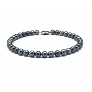 Tahitian Pearl Necklace 9.0-11.0mm Peacock AA+ Quality