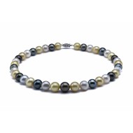Tahitian and SouthSea Pearl Necklace 9-11mm AA+ Quality