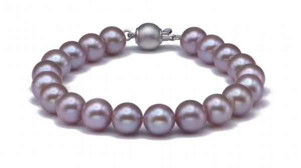 Freshwater Pearl Bracelet 8.5-9.0mm Lavender AAA Quality