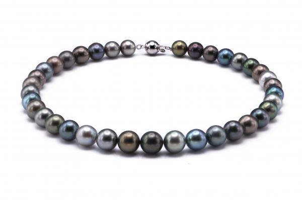 Tahitian Pearl Necklace 9.0-11.0mm Mixed Colour AAA Quality