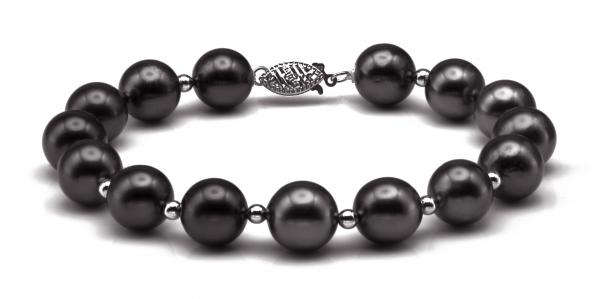 Tahitian Pearl Bracelet 10-11mm Black AA+ Quality