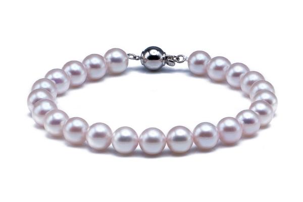 Akoya Pearl Bracelet 8.0-8.5mm White AA+ Quality