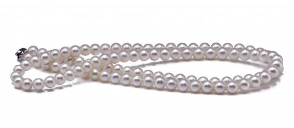 Freshwater Pearl Necklace 7.5-8.5mm White in Opera